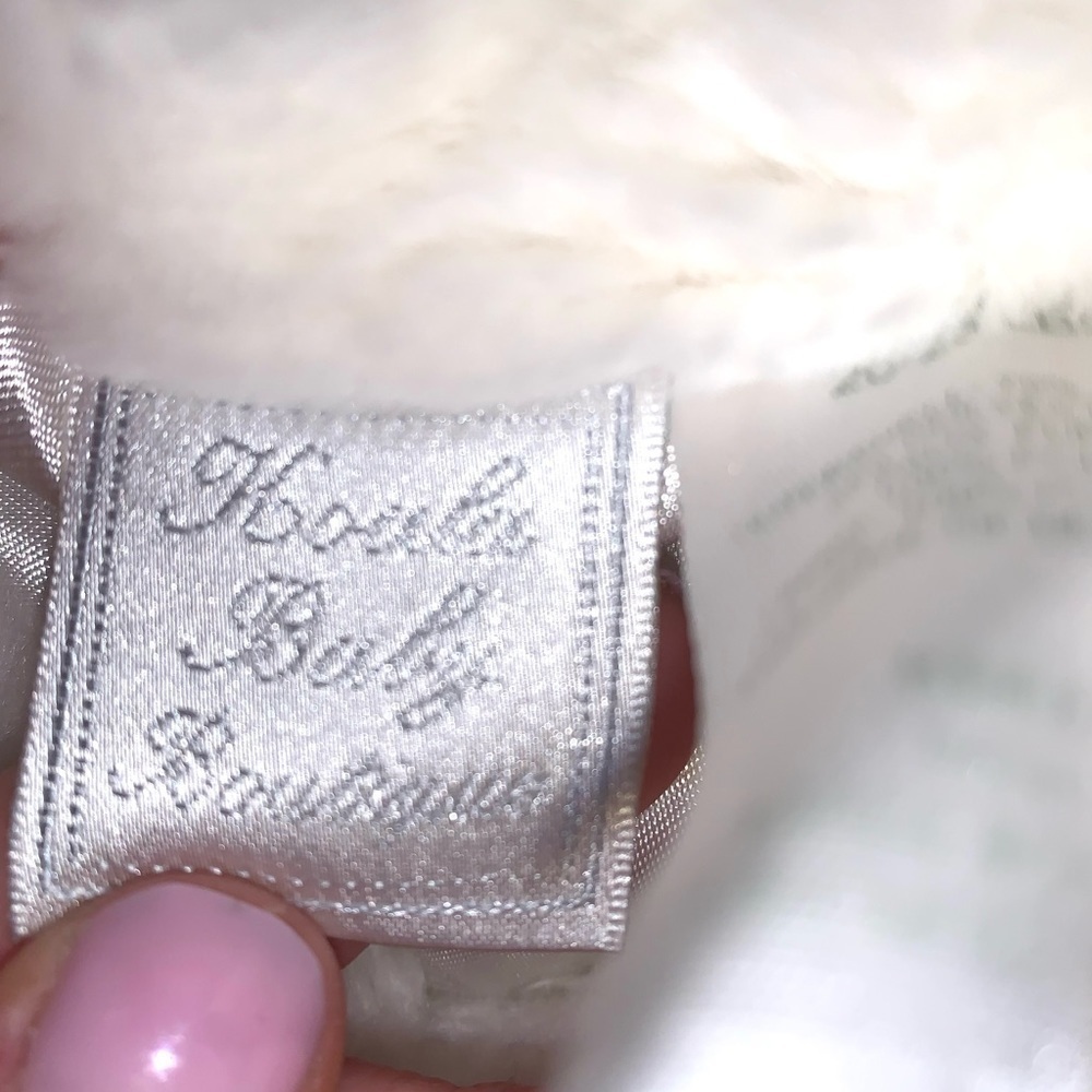 Koala Baby Boutique Vegan White Fur Coat and pink beanie hat 12 mos. - Picture 7 of 13